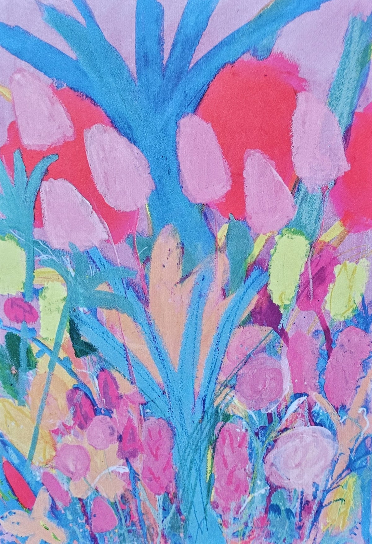 Spring Flowers - Greeting Card