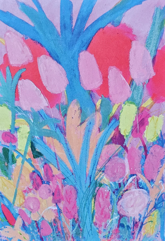 Spring Flowers - Greeting Card