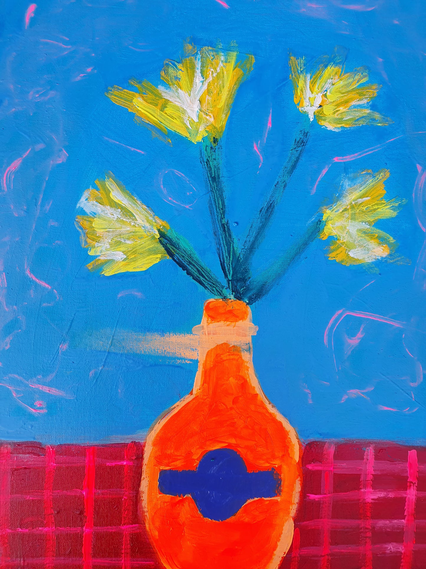 Orangina Vase