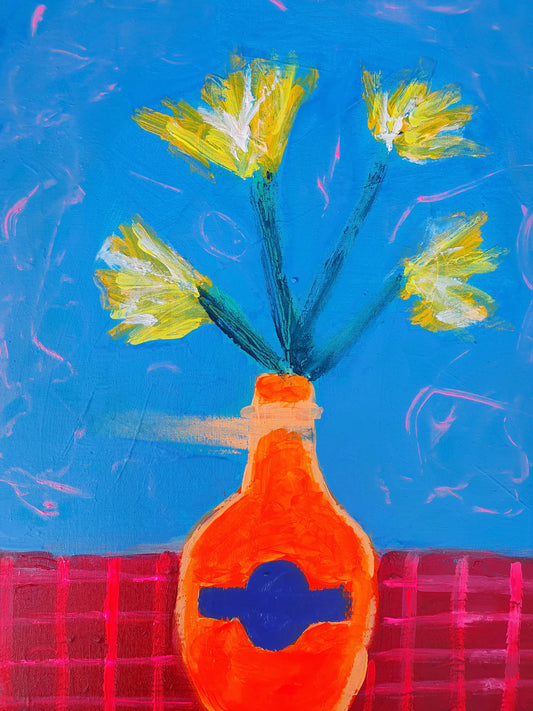 Orangina Vase